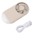 thumbnail image 2 of Handheld Turbo Fan , Mini Portable Hand Fan,1200mAh USB Rechargeable Personal Fan, Battery Operated Pocket Fan for Travel Outdoor Home Office, 2 of 7