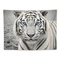 thumbnail image 5 of ONETECH  Black and White Tiger Tapestry Wall Hanging,Tiger Wall Art Tapestry Animal Tapestry Wall Hanging,Tiger Tapestry for Bedroom Kids Room Wall Decor., 5 of 7