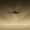 thumbnail image 5 of Skyrover X1 Fly More Combo, 4K Camera Drone for Adults, Under 249g, 96 Min Flight, 15km Video Transmission, Vertical Shooting, Omnidirectional Visual Perception, 5 of 9