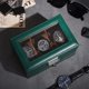 thumbnail image 5 of ProCase Caja para Reloj de 3 Ranuras, Estuche Organizador de Relojes de 1 Piso con Tapa Vidrio Anti-polvo Almacenaje Guardarrelojes para Hombres y Mujeres (Verde), 5 of 14
