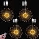 thumbnail image 3 of Bewildely Fuegos artificiales a prueba de agua 8 modos LED lámpara colgante Starburst luces decoración al aire libre blanco cálido 1pc Iluminación navideña Blanco cálido y 1 pieza Bewildely HA000758-01B, 3 of 6
