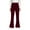 Wine, variant on tarylea Girls Boys Unisex Pants High Rise Elastic Waist Bell Bottom Flare Pants Casual Comfy Lightweight Pants