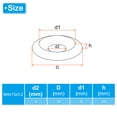 thumbnail image 2 of Uxcell M4 Finish Countersunk Washer 13mmx3.2mm 304 Stainless Steel Finishing Cup Washer Screw Bolt Head Gasket 10 Pack, 2 of 6