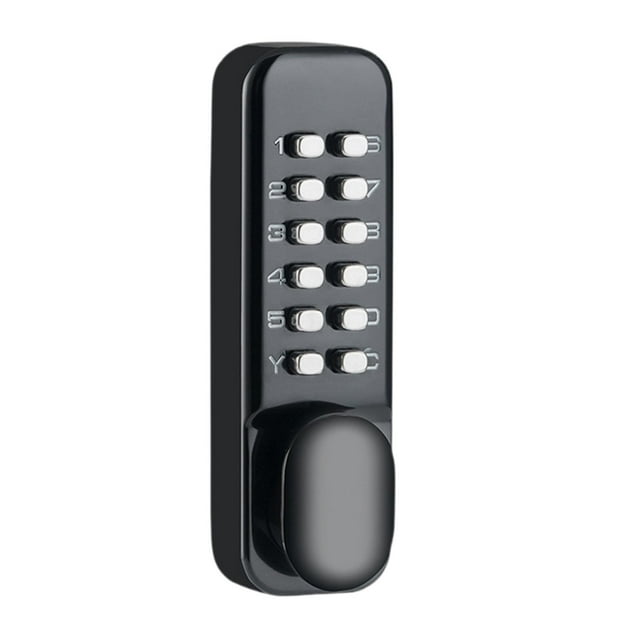 Cerradura de Puerta Macarena Teclado Mecánico Sin Llave Negro