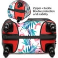 thumbnail image 3 of Luggage Cover Elastic Washable Stretch Suitcase Protector Anti-Scratch Travel Suitcase Cover for Kid and Adult, Flamingo 2, M (22-24 inch suitcase), 3 of 6