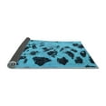 thumbnail image 2 of Ahgly Company Indoor Rectangle Abstract Light Blue Modern Area Rugs, 5' x 7', 2 of 4