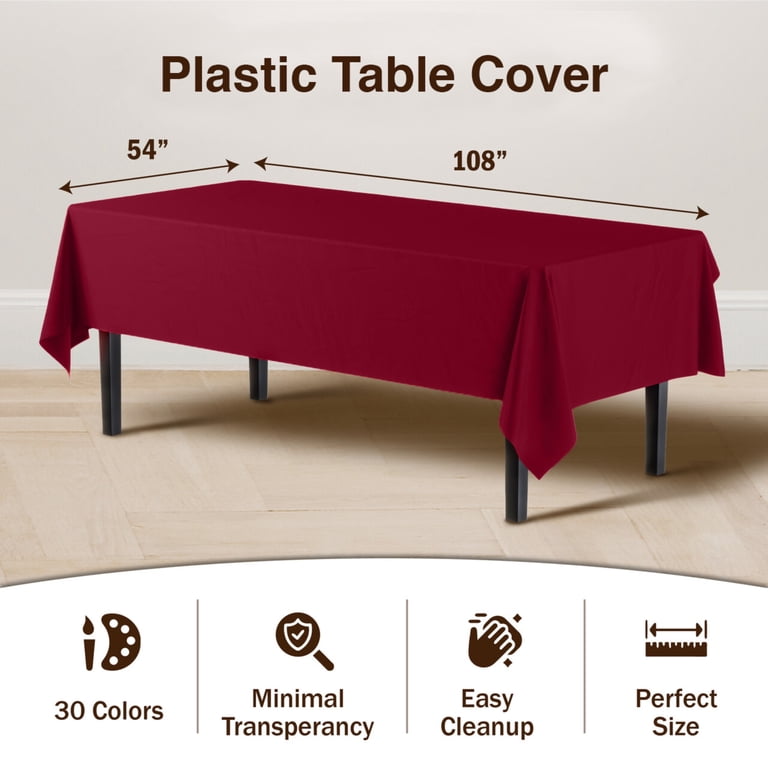Heavy Duty Plastic Tablecloths | Cabinets Matttroy