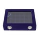 thumbnail image 2 of Caja de almacenamiento de pendientes de 24 rejillas, bandeja de exhibición de joyería de moda con tapa transparente para pendientes, anillos, color azul, 2 of 5