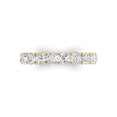 thumbnail image 4 of TimeLe$$ Classics Almost Eternity Band in 14K Yellow Gold with 2 Carat TW Natural Diamonds (Ring Size 4.5), 4 of 6