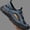 Blue, variant on Men's Outdoor Leather Sandals – Breathable Closed-Toe Hiking Shoes, Lightweight Casual Walking Footwear for Summer