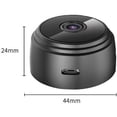 thumbnail image 5 of Mini cámara espía oculta Wifi Ultra HD 4K - Con detección de movimiento y visión nocturna (negra), 5 of 5