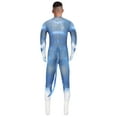 thumbnail image 6 of Mufeng Men Animal Cosplay Costume Full-body Jumpsuit Gloved Sleeve Bodysuit Catsuit for Halloween Type E XL, 6 of 8