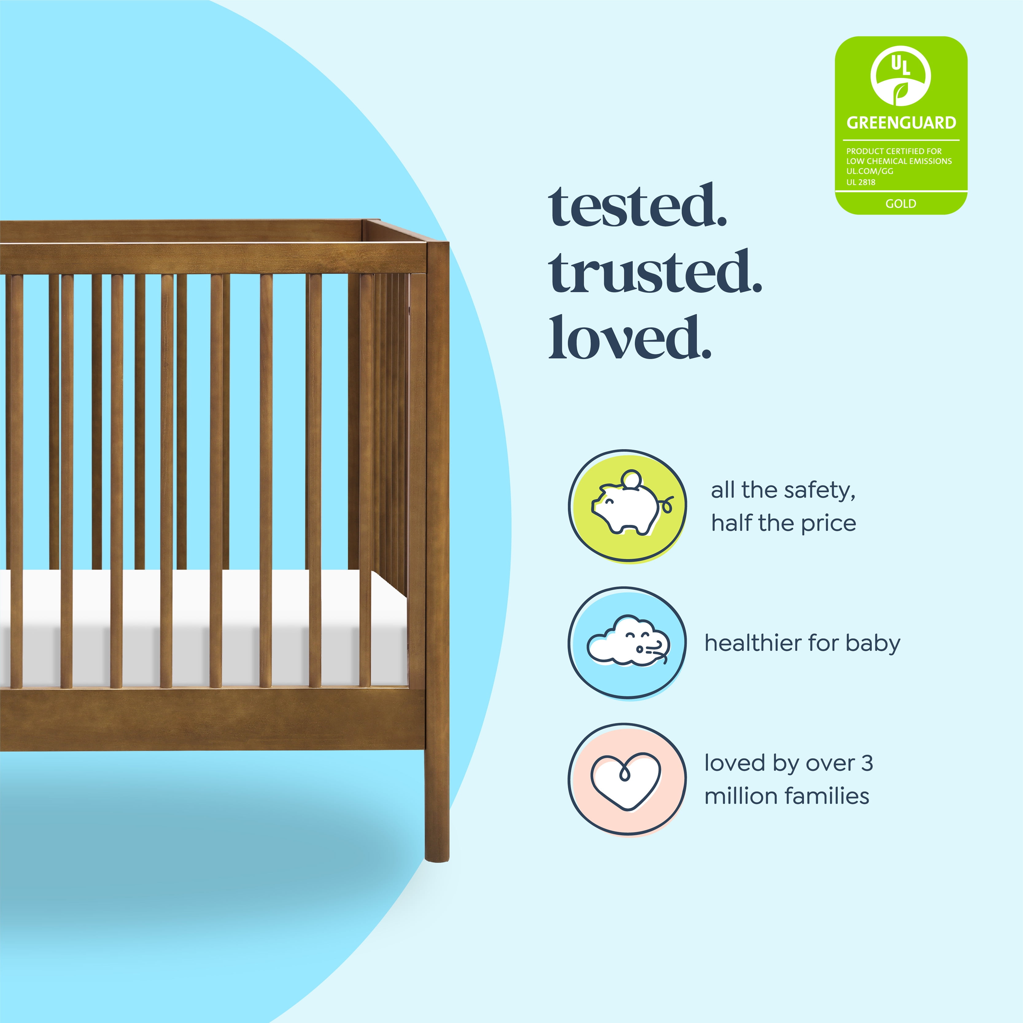 Davinci Birdie 3-in-1 Convertible Crib