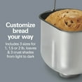 thumbnail image 5 of Hamilton Beach Premium Bread Make Machiner, Auto Fruit and Nut Dispenser, 21 Settings, Stainless Steel, 5 of 8