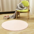 thumbnail image 1 of Round Fluffy Soft Area Rugs,Non-slip & Shaggy Carpet Floor Mat, Children Play Mat for Kids Baby Girls Bedroom Living Room Home Decor Rugs,Small Circular Carpet 39inch, 1 of 5