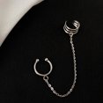 thumbnail image 2 of Boucles d'Oreilles Mode Unisexe Clip Cartilage Non Percées, 2 of 10