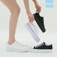 Obtaom Platform Fashion Women's Low Top Canvas