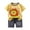 Yellow, variant on UAYOTSE Boys Short Sleeved Shorts Suit Comfortable Breathable Fashion Casual Cartoon Children Short Sleeved Suit spongebob summer clothes toddler 2t size(7-8 Years,Pink)