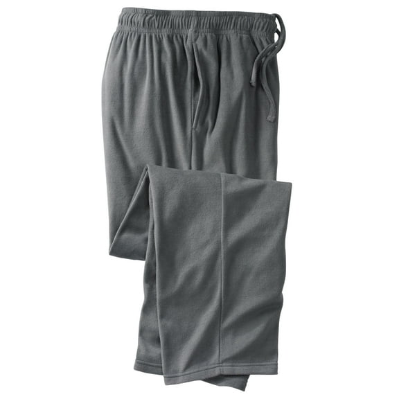 KingSize Men's Big & Tall Solid Microfleece Pajama Pants