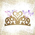 thumbnail image 3 of Allen, Kimberly 15x15 Black Modern Framed Museum Art Print Titled - Princess Heart 2, 3 of 5