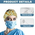thumbnail image 5 of Jiueut Note Sunflower Nurse Button Headband Headbands for Nurses with Buttons for Mask 2 Piece Women's Workout Headbands Non Slip Sport Sweatbands Yoga Hairbands Sport Headband Sweat, 5 of 7