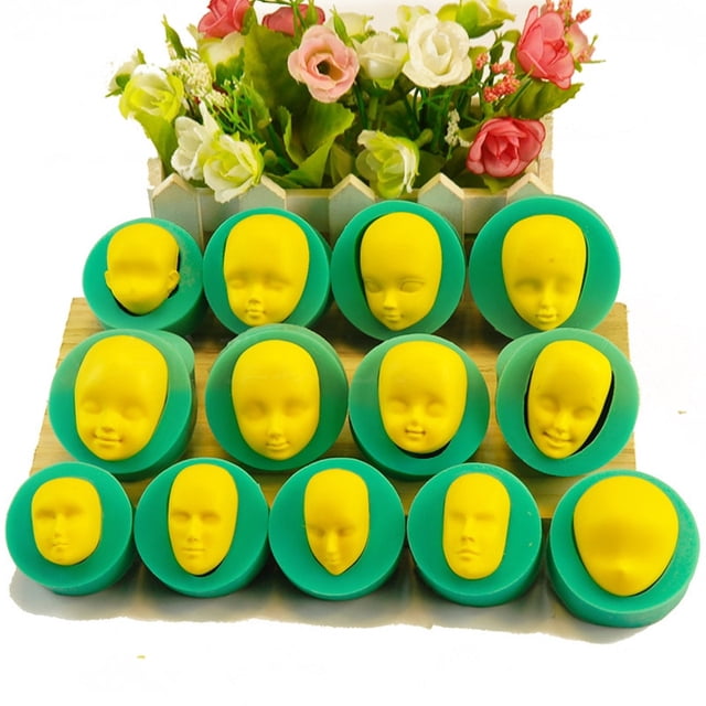 13 Uds. De moldes reutilizables de silicona para Fondant, jabón para cupcakes, herramienta de bricolaje hecha a mano, magdalenas, antiadherente para hornear, hogar, cocina, comedor Adepaton 2029107-1