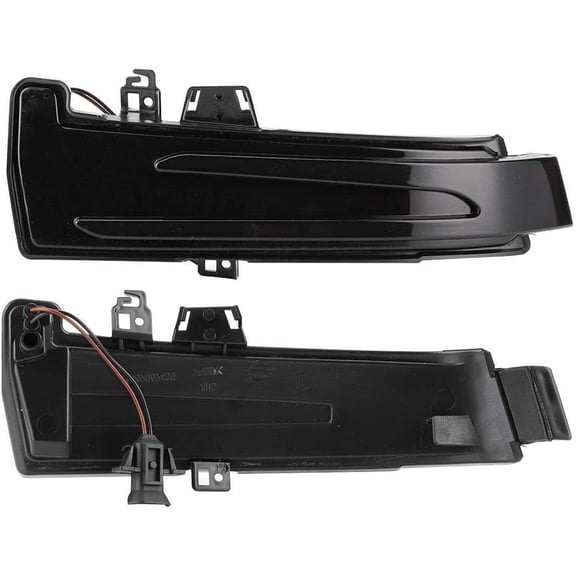 Luz LED de señal de giro dinámica para ala lateral, luz intermitente para espejo retrovisor, luz reflectora ahumada, compatible con Benz C/E/S/CLA/GLA/CLS