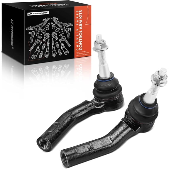 A-Premium 2Pcs Front Outer Tie Rod End Kit Compatible with Buick LaCrosse 2010-2016, Regal 2012-2017, Allure 2010 & Cadillac XTS 2013-2019 & Saab 9-5 2010-2011