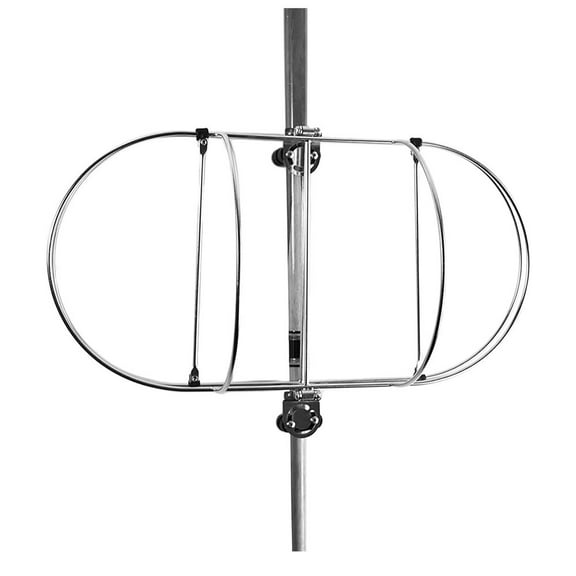 MARINE CITY 304 Stainless Steel Fender Folding Rack with Stanchion Clamps  Durable, Corrosion-Resistant, Fits 7 Inches Diameter Fender for Marines, Boats, Ships, Yachts Pack of 1