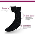 thumbnail image 3 of HSHDLDF Men's Diabetic Cotton Crew Socks Loose Fitting Non-Binding Top Circulatory Cushion Bottom, 3 of 6