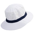 thumbnail image 3 of Hawaii Map State Flag Symbol Embroidered Oversized Water Repellent Brushed Golf Hat - White Navy 3XL, 3 of 5
