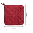 thumbnail image 3 of Jierger 7 X 7 Inches Pot Holders for Kitchen Heat Resistant Pot Holders Sets Oven Hot Pads Terry Cloth Pot Holders(Size: 18x18cm/7 X 7 inch), 3 of 6