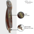 thumbnail image 6 of Parcelona French Sleek Celluloid Tortoise Shell Metal Free Hair Clip Barrette, 6 of 9
