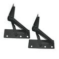 thumbnail image 4 of unbranded 2pcs Furniture Hinges Steel Spring Hinge Black Easy Installation, 4 of 7