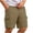 Brown, variant on BRGZLK Mens Cargo Shorts Solid Color Elastic Waist Drawstring Lightweight Shorts Summer Hiking Casual Shorts with Pockets