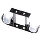 thumbnail image 3 of Soporte para varilla de cortina de aleación de aluminio doble para varillas de cortina de 26mm - 29mm, 140 x 80 x 19mm Negro 2 Pcs, 3 of 3