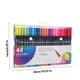 thumbnail image 3 of Juego de marcador de línea doble | Plumas de arte metálicas con resaltador de doble punta para acuarela | 24 colores | 2ml Tinta | Dibujo pintado a mano | Cobertura suave | 16cm | 1 Pack, 3 of 7