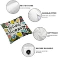 thumbnail image 6 of nygtbtfer 2PCS Color Flower Pillow Cover Colorful Floral Throw Pillow Case Funny Saying Pillowcase Elegant Optimism Home Decor Sofa Pillow Cases Great Gift White, 6 of 7