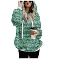 thumbnail image 5 of Aoochasliy Pullover for Women Womens Sweatshirts Oversize Fuzzy Fleece Hoodies Pullover Outwear with Pockets, 5 of 7