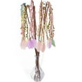 thumbnail image 3 of Cat Feather Wand Bell Interactive Flexible Kitten Wand Toy Cat Teaser Cat Wand, 3 of 10