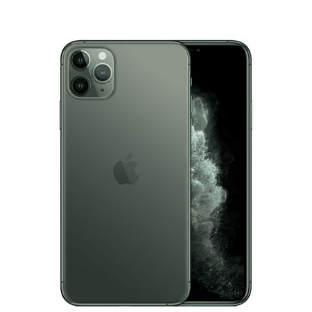 Restored Apple iPhone 11 Pro Max - Carrier Unlocked - 256 GB Midnight Green (Refurbished)