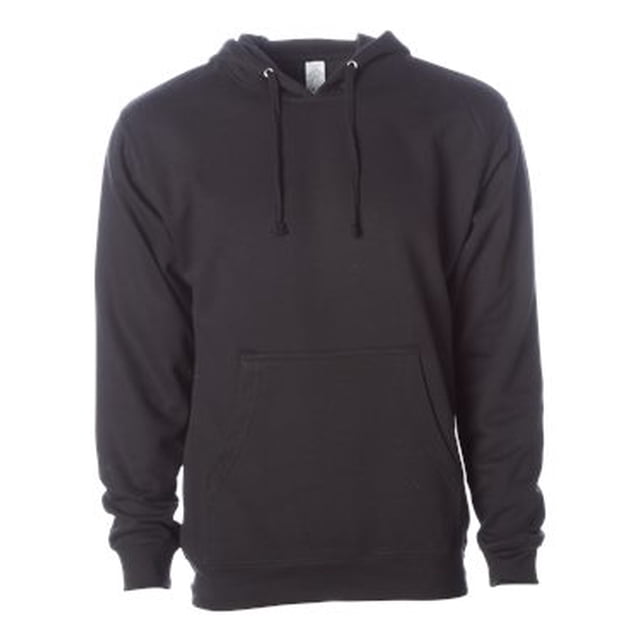 Sudadera con capucha de peso medio para hombre ITC (SS4500) -NEGRO -M Compañía de Comercio Independiente SS4500