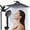 8 inch - Matte Black, variant on Shower Head  8'' High Rainfall Head/handheld Combo With 11'' Extension Arm 9 Settings Anti-leak Holder Height/angle Adjustable Matte Black