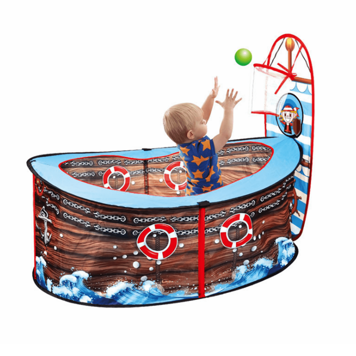 Baby Ball Pit Play Tent Portable Ocean Ball Pit Pool w/ Carry Bag for