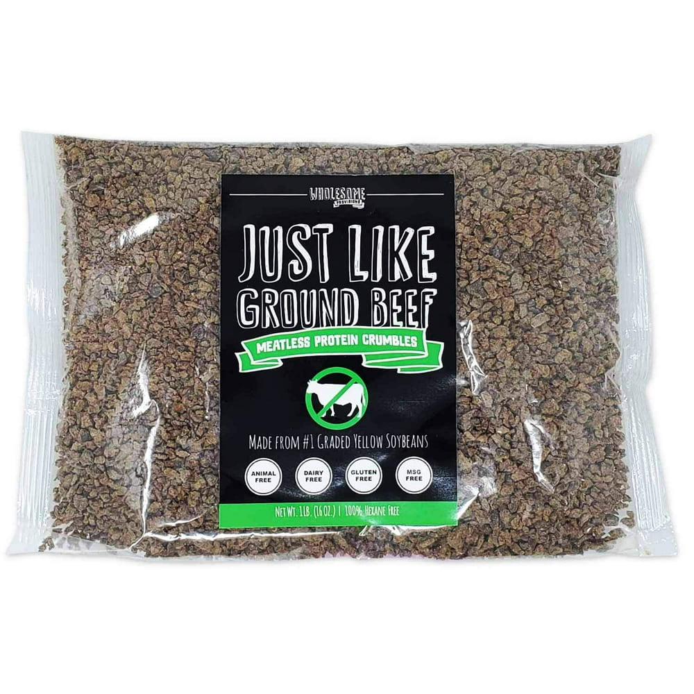 Meatless Ground Meat, Vegan Meat Substitute, PlantBased, 100 Hexane Free, Made with 1 Graded