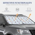 thumbnail image 4 of Balery 2 Piece Poodle Dog Car Windshield Sun Shade|Foldable Front Windshield Shade for Car Front Window for Most Sedans SUV Truck-Large, 4 of 7
