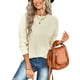 thumbnail image 5 of Suéter Para Mujer Suave Cómodo De Manga Larga De Color Puro A La Moda Suelto Para Mujer Para Fiestas Citas Para La Vida Diaria Informal ANGGREK Ropa, 5 of 8