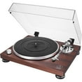 thumbnail image 3 of Audio-Technica AT-LPW50BT-RW Bluetooth Turntable Manual Belt-Drive 33/45 (Rosewood) Bundle with Deco Gear 12" Turntable Platter Mat, Vinyl Record Cleaning Fluid System with Brush & Microfiber Cloth, 3 of 11