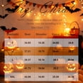 thumbnail image 3 of Halloween Shirts for Women Long Sleeve Slim Ribbed Funny Pumpkin Ghost Tunic Tops Holiday Crew Neck Fall Spring Basic Tees Purple Pink M, 3 of 6