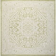 thumbnail image 2 of JONATHAN Y SANTA MONICA 5' Square Area Rug, Sinjuri Medallion Textured Weave - Green/Cream, SMB101E-5SQ, 2 of 8